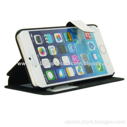 Stand leather case for iPhone 6